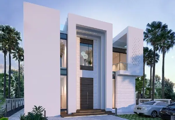 Rendering Image of Phase 2 villa plots at Qetaifan Island North